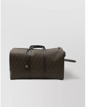 Fendi Oversized Boston Ff Duffle - Black