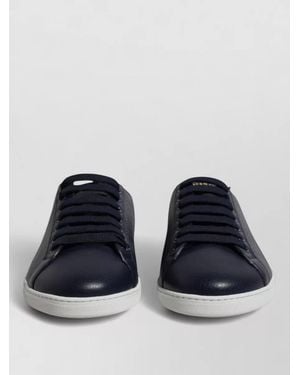 Dolce & Gabbana Leather Low-Top Trainers - Blue