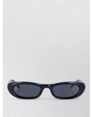 Saint Laurent Sl 557 Plump Square Plastic Uv Sunglasses - Blue