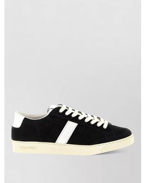 Tom Ford Suede Low-Top Trainers - Black