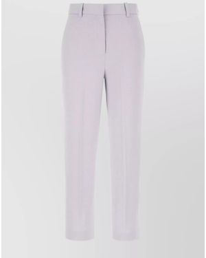 Circolo 1901 Cotton Tailored Trousers - Purple