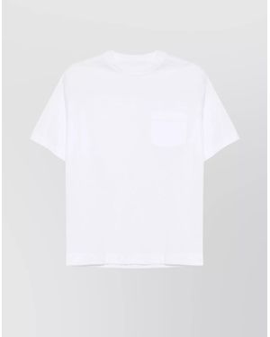 Circolo 1901 Cotton Crew Neck Short Sleeve T-Shirt - White