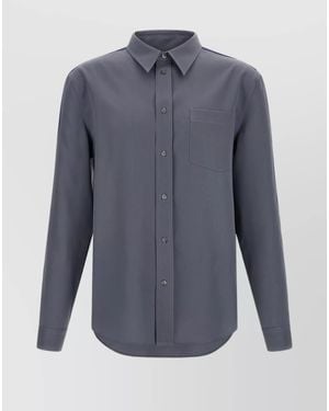 Marni Virgin Wool Shirt - Blue