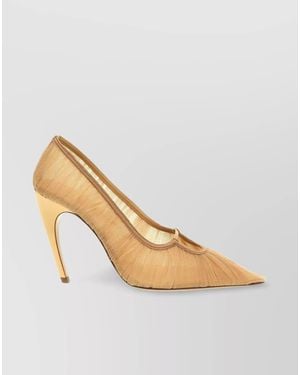 Nensi Dojaka Tulle Court Shoes - Metallic
