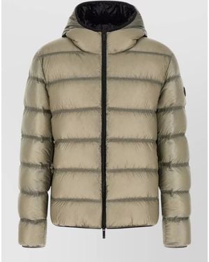 Moncler Guadiana Hooded Water Resistant Down Coat - Green