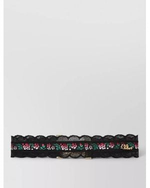 Chloé Leather Belt - White