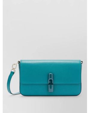 Furla Iride S Crossbody Bag Adjustable Strap - Blue