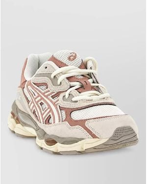 Asics Mesh Lace-Up Sneakers - Natural