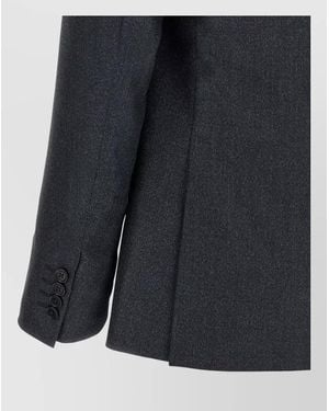 Pal Zileri Straight Leg Tailored Trousers - Black