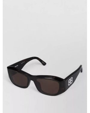 Balenciaga Sunglasses Model Bb0397Sa Oversized Frame Tortoiseshell - Multicolour