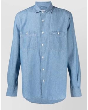Aspesi Cotton Casual Shirt - Blue