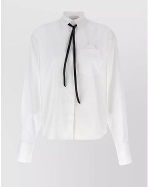 Sportmax Cotton Poplin Shirt - White