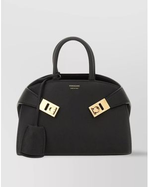 Ferragamo "Embrace" Cross-Body Bags & Satchels - Black