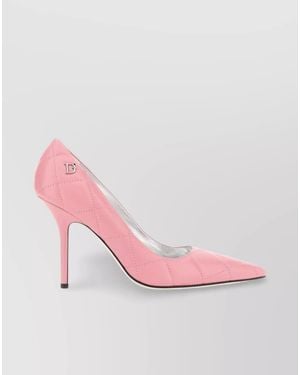 DSquared² Quilted Leather Court Shoes - Pink