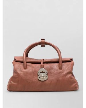 Zanellato Dotta Officina Small Leather Shoulder Bag - Brown