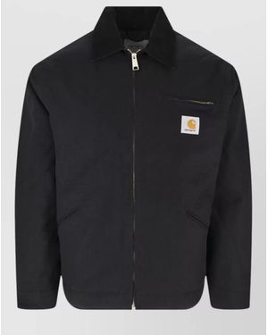 Carhartt Single Breasted Coat - Black