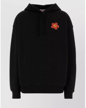 KENZO Cotton Futura 2000 Sweatshirt With Graphic Prints - Black