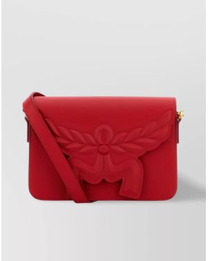 MCM Cross-Body Bags & Satchels With Adjustable Strap - Red