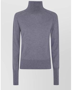JOSEPH Cashmere Turtleneck Sweatshirt - Blue