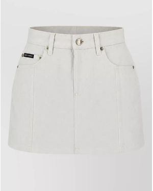 Dolce & Gabbana Denim Skirt - Grey