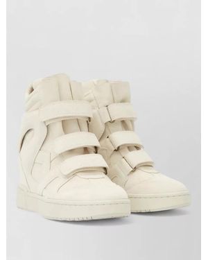 Isabel Marant Im3 High Top Wedge Trainers - Natural
