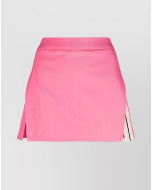 Palm Angels High-Rise A-Line Mini Skirt - Pink