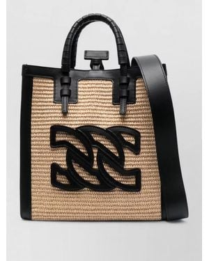 Casadei Beau Rivage Leather Tote Bag Shoulder - Black