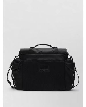 Maison Margiela Travel Backpack Adjustable Straps Multiple Pockets - Black