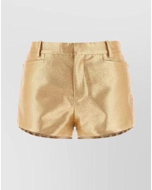 Tom Ford Wool Tailored Shorts - Natural