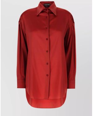 Tom Ford Silk Shirt - Red