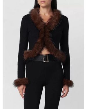 Self-Portrait Cardigan - Black