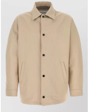 Givenchy Cotton Canvas Jacket - Natural