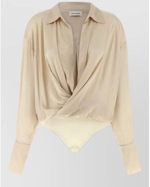 ANDAMANE Viscose Paloma Bodysuit - Natural