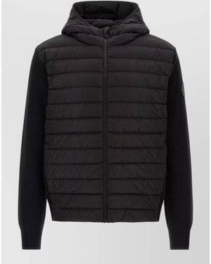 Canada Goose Wool Padded Coat - Black