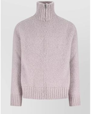 Jil Sander Mohair Alpaca Crewneck Jumper - Pink