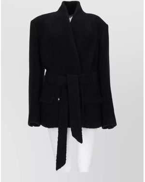 Isabel Marant Virgin Wool Alpaca Blazer - Black