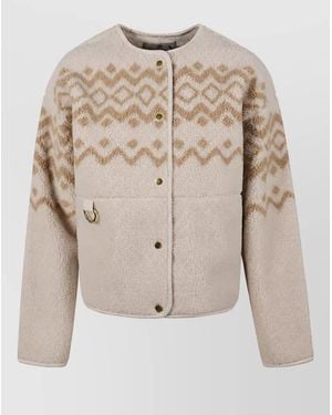 Barbour Fleece Jacket - Natural
