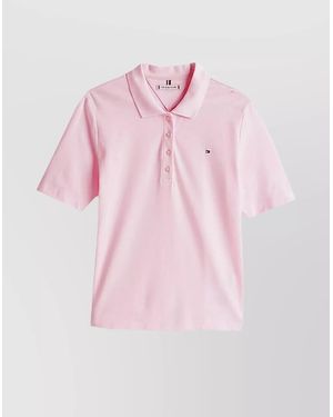 Tommy Hilfiger 1985 Reg Pique Polo - Pink