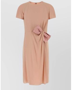 Valentino Garavani Silk Knee-Length Dress - Multicolour