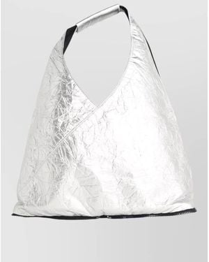MM6 by Maison Margiela Japanese Style Polyurethane Wallet Single Handle - White