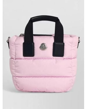 Moncler Micro Caradoc Polyamide Tote Bag - Pink