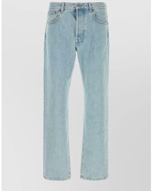 Valentino Garavani Denim Straight-Leg Trousers - Blue