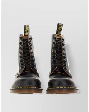 Dr. Martens Bold Sole Stitched Tab Toe - Black