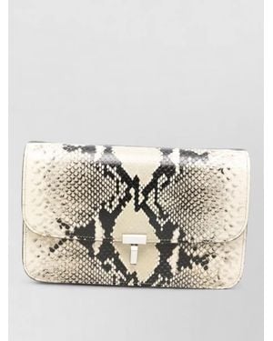 TOTEME Leather Crossbody Bag - Metallic