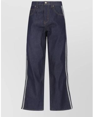 adidas Straight-Leg Denim Jeans - Blue