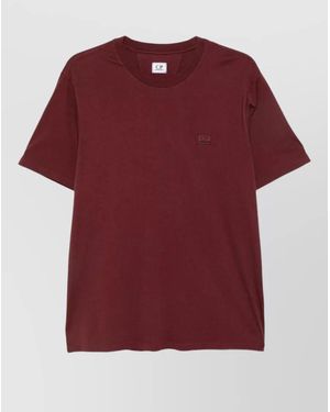 C.P. Company Cotton Logo Patch Jersey T-Shirt - Red