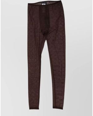 Dolce & Gabbana Logo Mesh Leggings - Multicolour