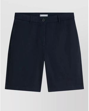 Tommy Hilfiger Cotton Knee-Length Chino Shorts - Blue