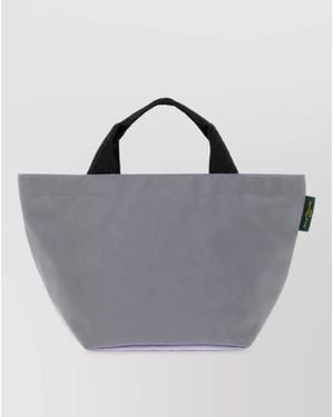 Herve Chapelier Canvas Beach Bag - Grey
