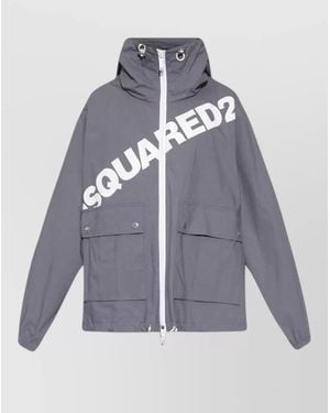 DSquared² Cotton Padded Coat - Blue
